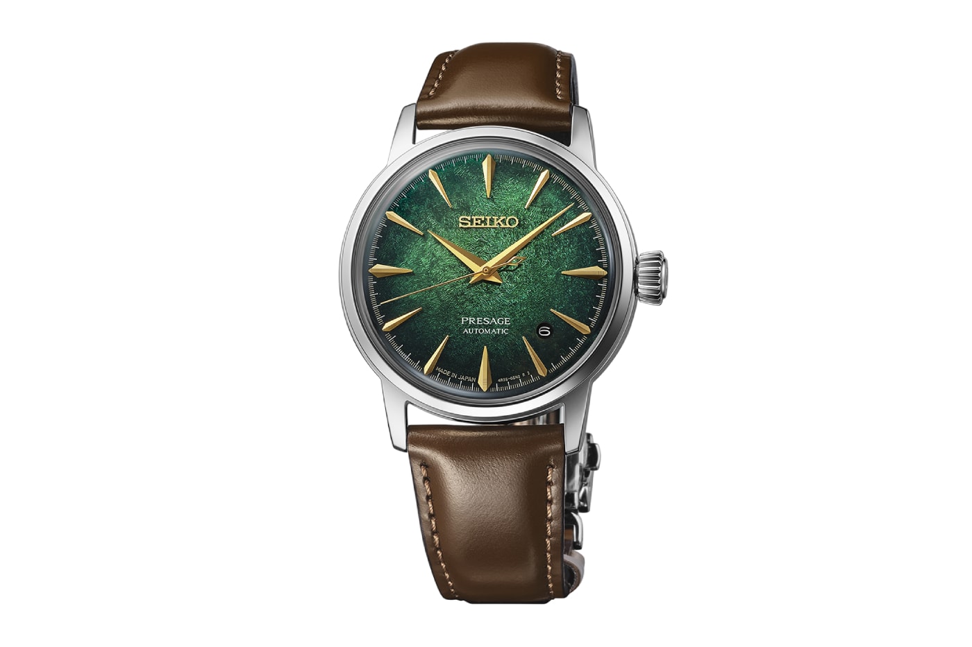 Seiko Presage Cocktail Time Three New Crushed Ice Creations HCB001 “Mint Mist” HCB002 “Emerald Mist” HCB003 “Whisky Mist” Release Info 