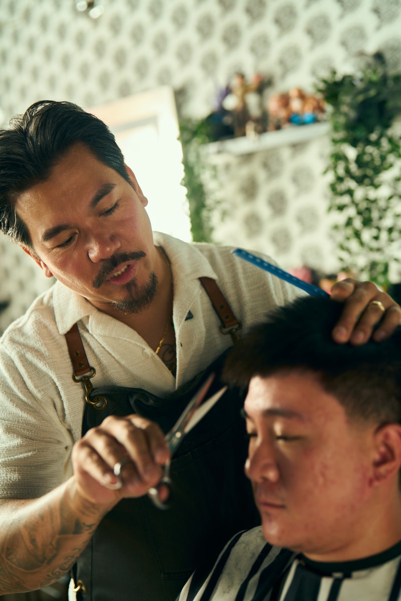 Richard Mendoza Barber and Soccer Culture With American Crew