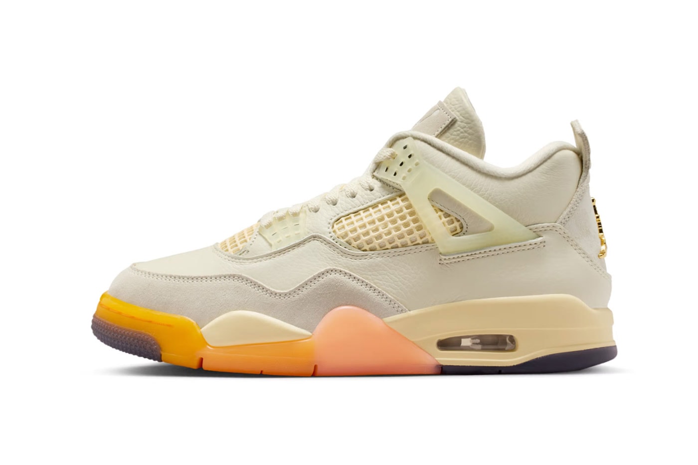 Air Jordan 4 Retro "Birds of Paradise" HV0823-101 Release Info Coconut Milk/Metallic Gold/Muslin/Bright Mango/Sundial/Black