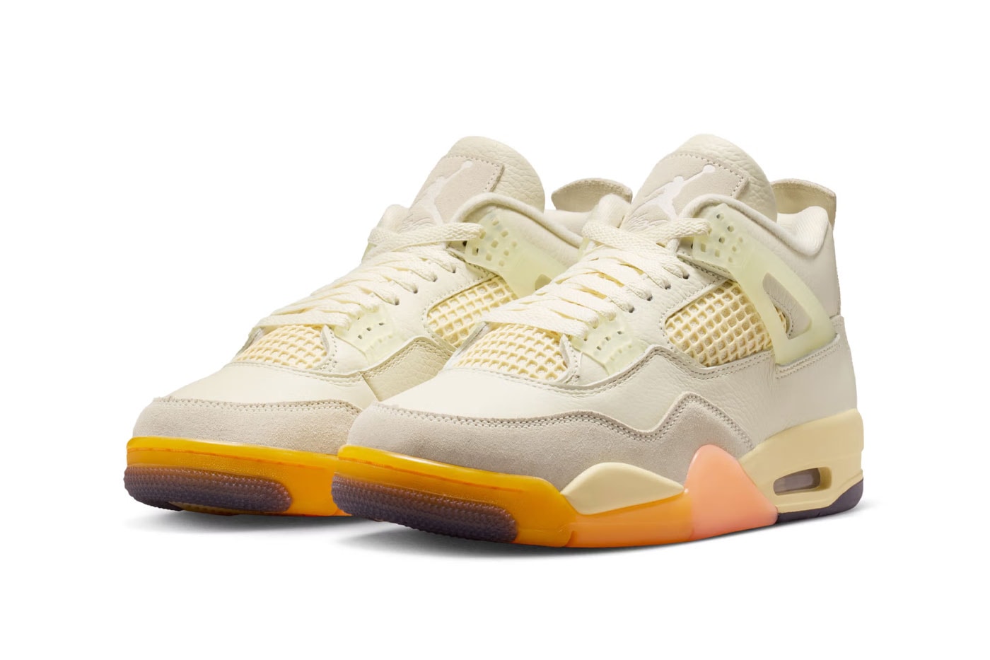 Air Jordan 4 Retro "Birds of Paradise" HV0823-101 Release Info Coconut Milk/Metallic Gold/Muslin/Bright Mango/Sundial/Black