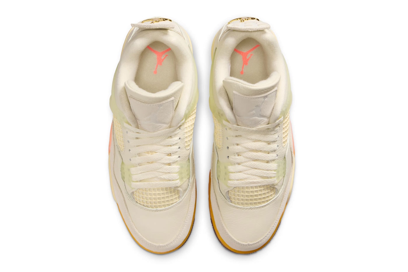 Air Jordan 4 Retro "Birds of Paradise" HV0823-101 Release Info Coconut Milk/Metallic Gold/Muslin/Bright Mango/Sundial/Black