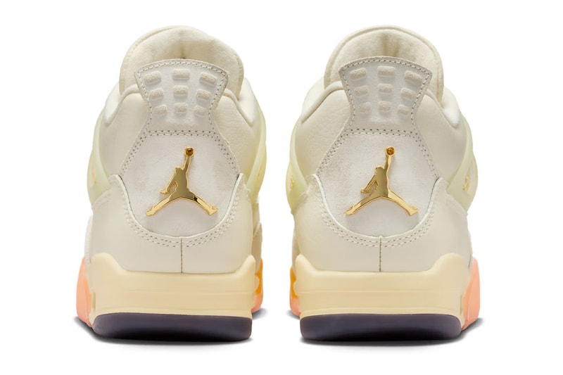 Air Jordan 4 Retro "Birds of Paradise" HV0823-101 Release Info Coconut Milk/Metallic Gold/Muslin/Bright Mango/Sundial/Black