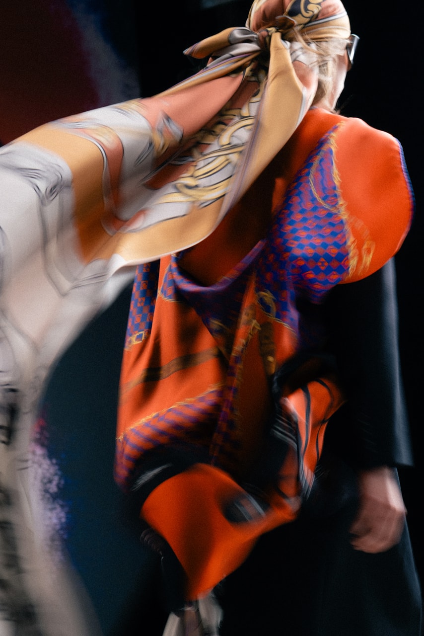 Celine Infinite Possibilities Silk Scarf Campaign