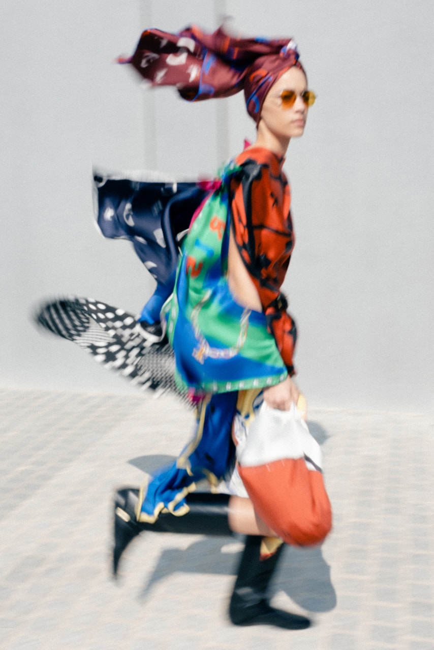Celine Infinite Possibilities Silk Scarf Campaign