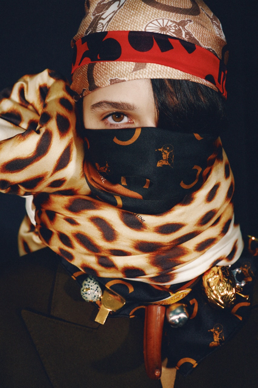 Celine Infinite Possibilities Silk Scarf Campaign