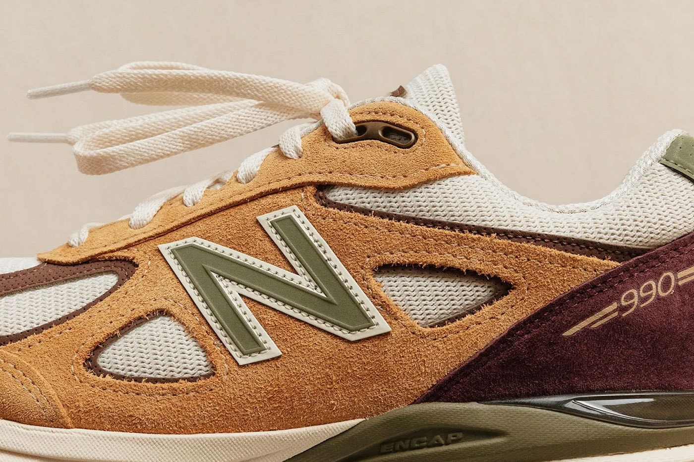 CNCPTS and New Balance Unveil the 990v4 "Patina" With Vintage Travel Charm