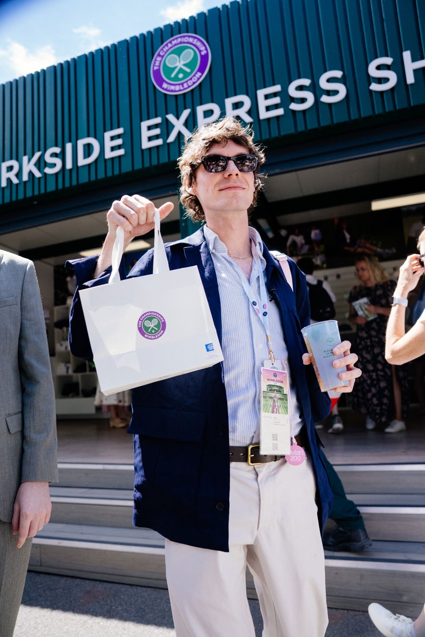 wimbledon evian 200 years young danny lomas centre court bottle bag style hattie stewart mountain of youth suite experience 