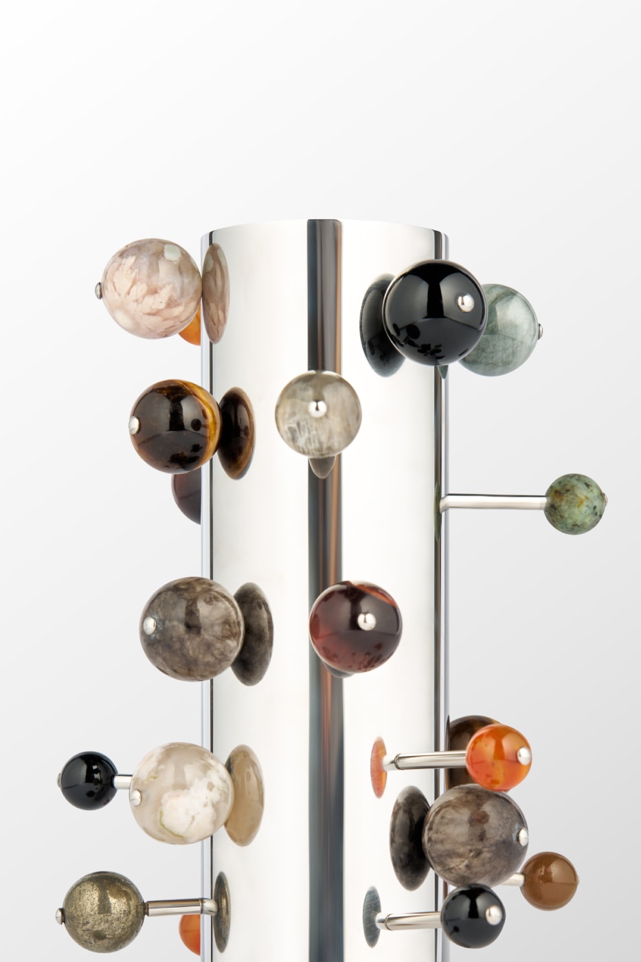 Panconesi “CONVERSATION PIECE” Object Collection Lookbook Info Ascolto Clock Ascolto Candelabra Ascolto Vase Marco Panconesi