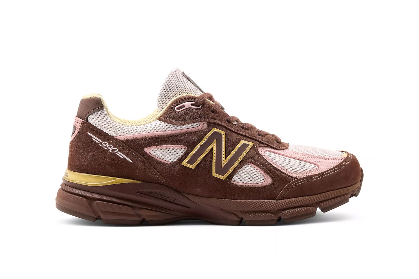 New Balance 990v4 "Pumpernickel/Pink Chalk" Release Info Alabaster U990IC4