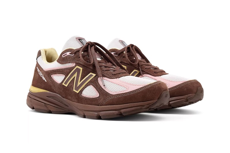 New Balance 990v4 "Pumpernickel/Pink Chalk" Release Info Alabaster U990IC4