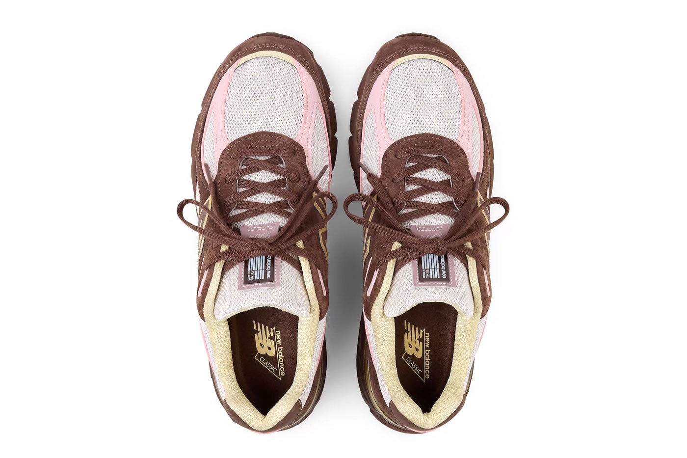 New Balance 990v4 "Pumpernickel/Pink Chalk" Release Info Alabaster U990IC4