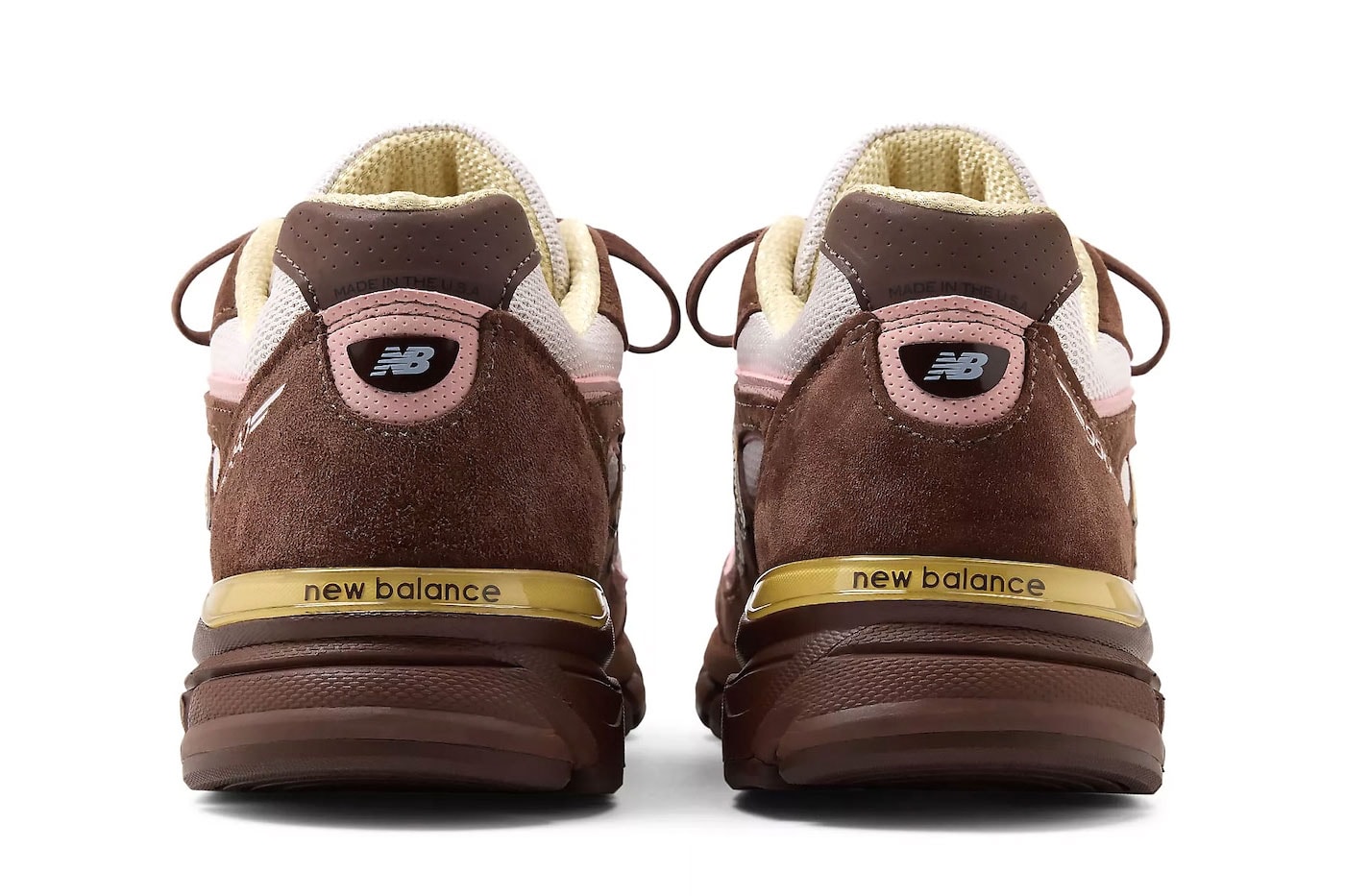 New Balance 990v4 "Pumpernickel/Pink Chalk" Release Info Alabaster U990IC4