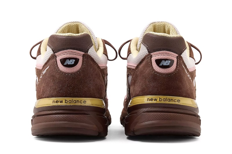 New Balance 990v4 "Pumpernickel/Pink Chalk" Release Info Alabaster U990IC4