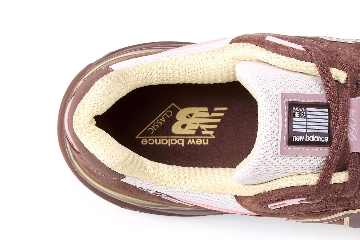 New Balance 990v4 "Pumpernickel/Pink Chalk" Release Info Alabaster U990IC4