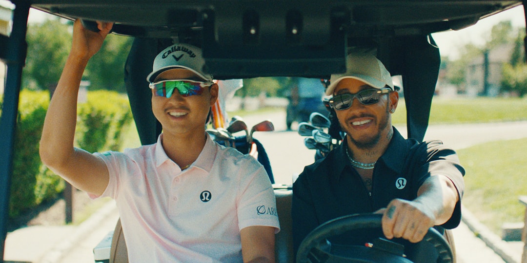 Inside Lewis Hamilton's Golf Lesson With Min Woo Lee