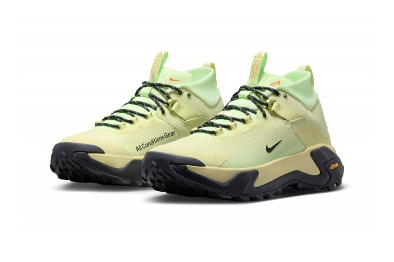 Nike ACG Zegma Hike Life Lime/Barely Volt/Smoke Grey/Dark Smoke Grey IO7854-701 Official Images Release Info 