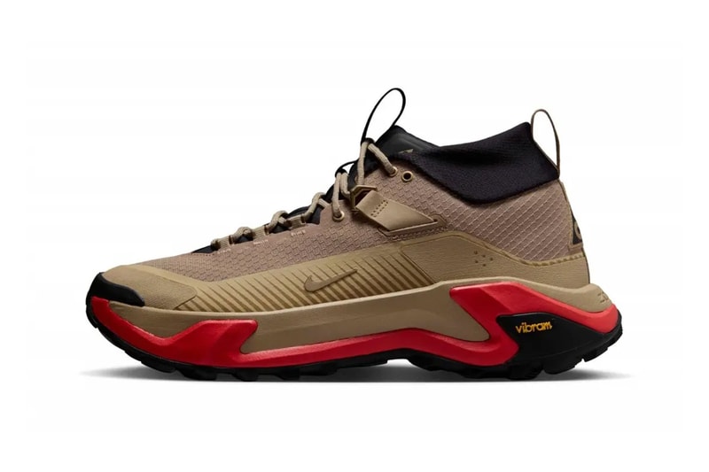 Nike ACG Zegama Hike British Khaki/Linen/Light Crimson/British Khaki IO7854-200 Official Images Release Info