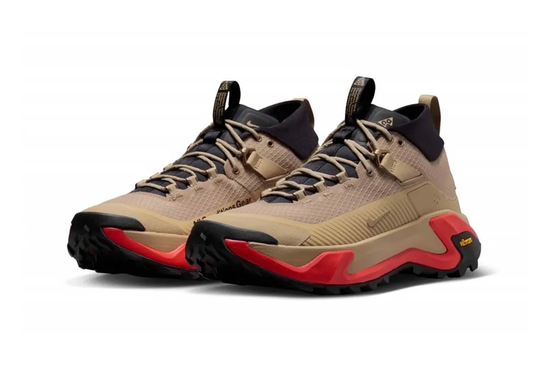 Nike ACG Zegama Hike British Khaki/Linen/Light Crimson/British Khaki IO7854-200 Official Images Release Info