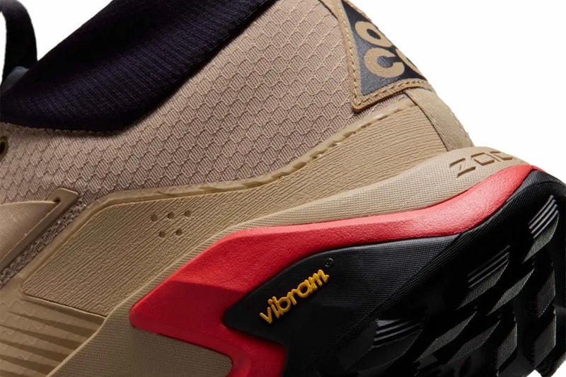 Nike ACG Zegama Hike British Khaki/Linen/Light Crimson/British Khaki IO7854-200 Official Images Release Info