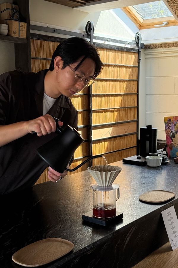 coffee omakase kevin jiang london katsute 100 japanese mixologist catimor coffee specialist artisanal spring menu Figs + Daisies drinks tea culinary trend dishes