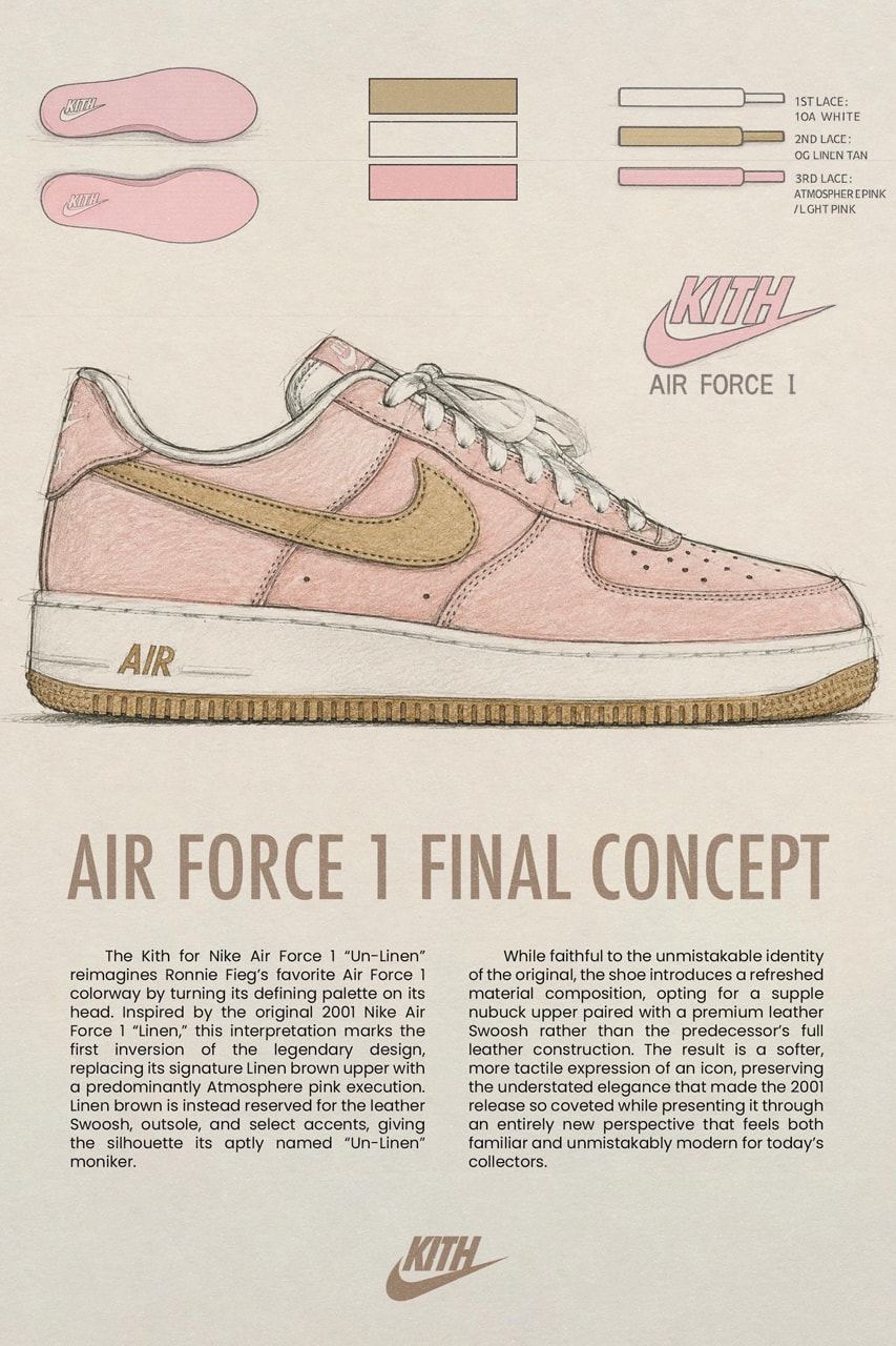 Nike x Kith Linen Collection Air Force 1 & Air Max 95