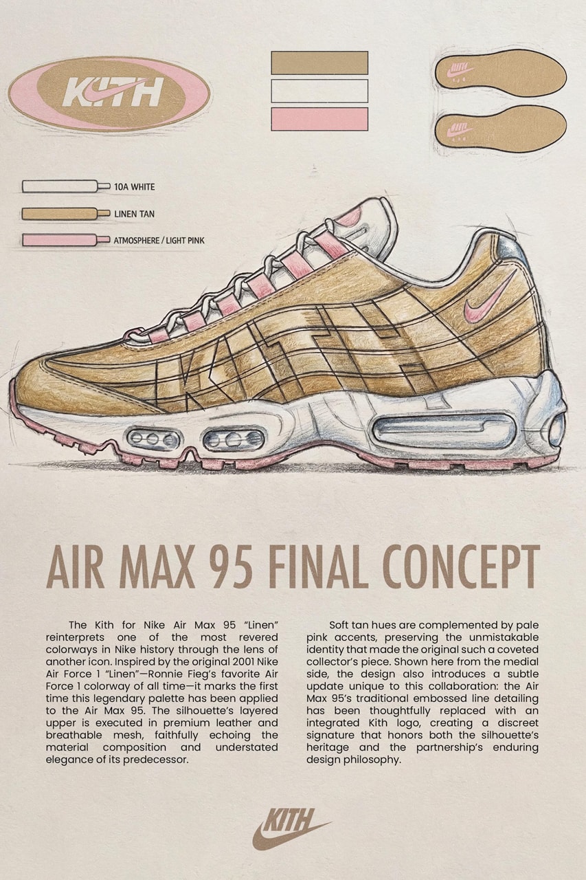Nike x Kith Linen Collection Air Force 1 & Air Max 95