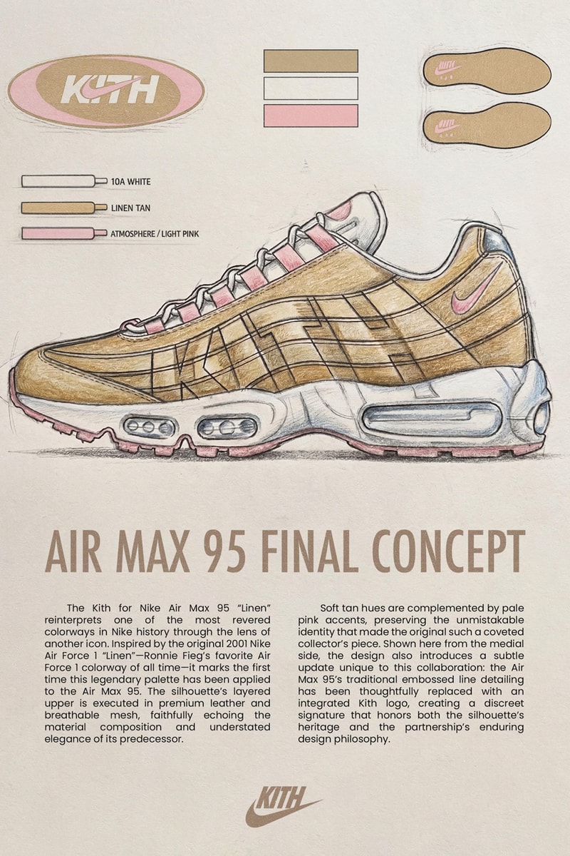Nike x Kith Linen Collection Air Force 1 & Air Max 95