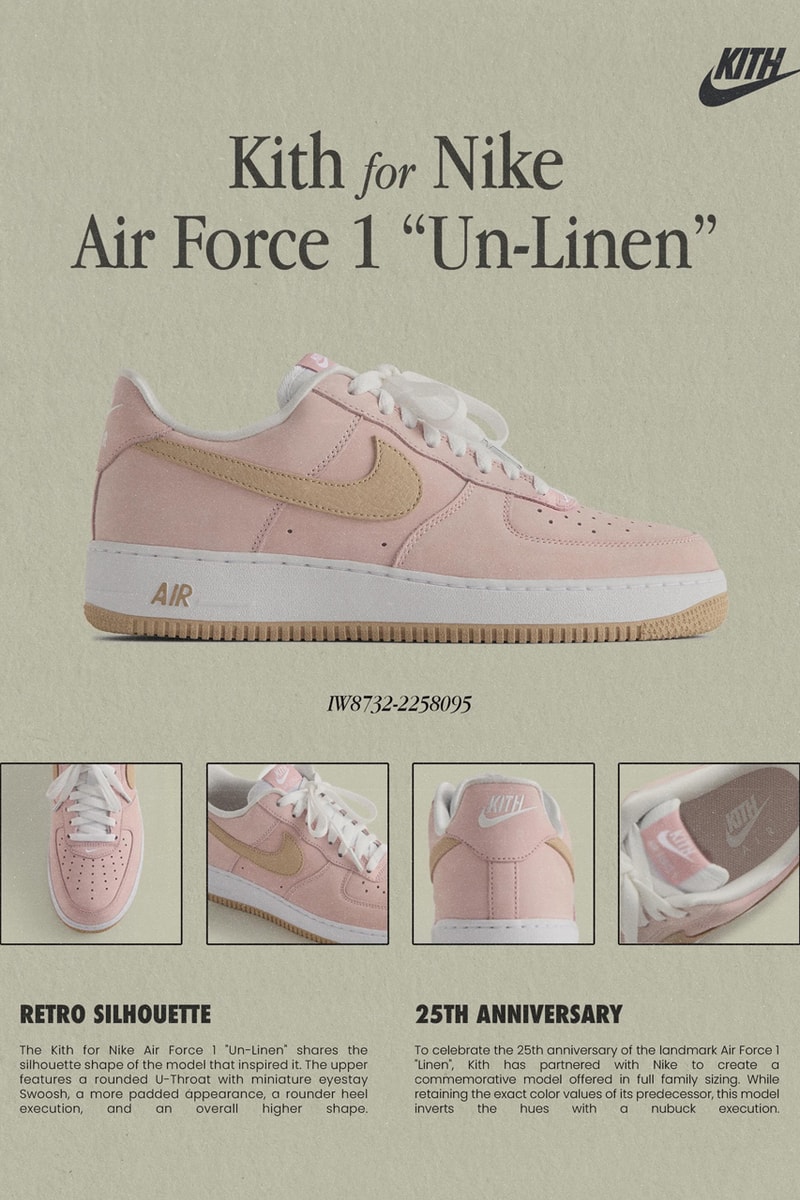 Nike x Kith Linen Collection Air Force 1 & Air Max 95
