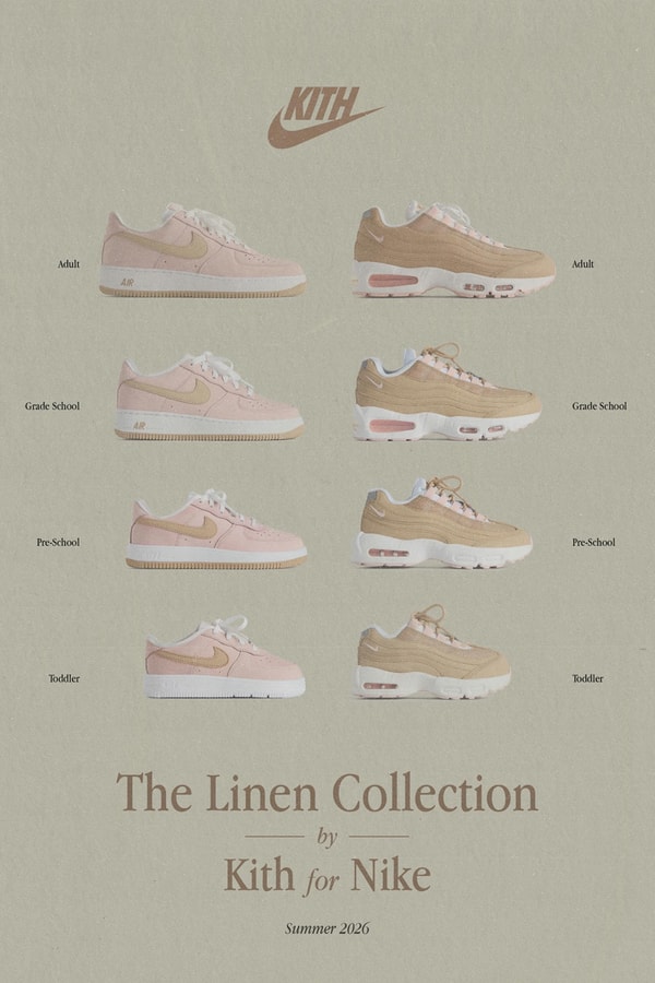 Nike x Kith Linen Collection Air Force 1 & Air Max 95