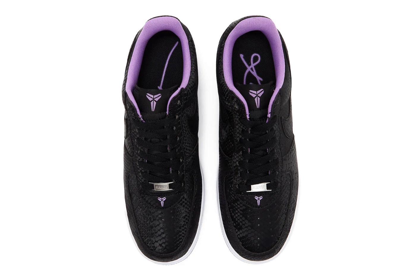 Kobe Bryant x Nike Air Force 1 Low "Black/Purple Stardust" Black/White-Purple Stardust
