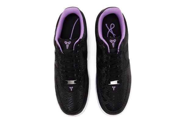 Kobe Bryant x Nike Air Force 1 Low "Black/Purple Stardust" Black/White-Purple Stardust