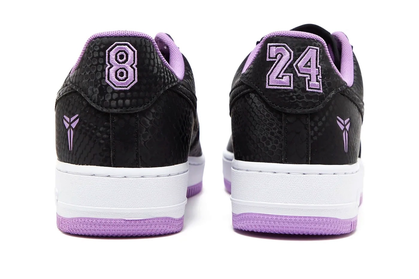 Kobe Bryant x Nike Air Force 1 Low "Black/Purple Stardust" Black/White-Purple Stardust