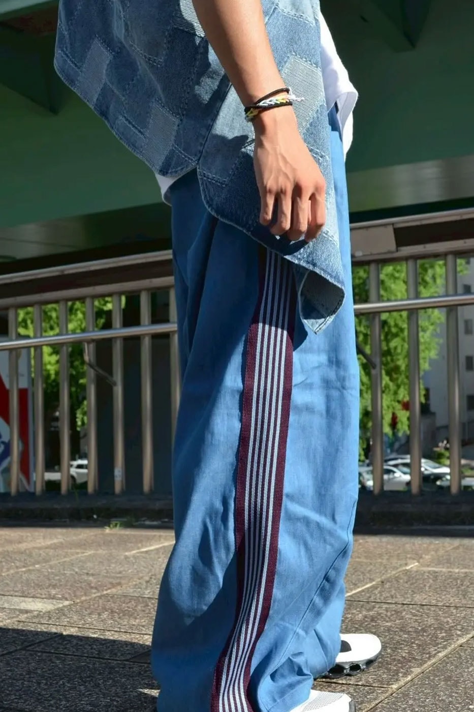 NEEDLES and BEAVER Reimagine the Iconic H.D. Track Pant in Denim