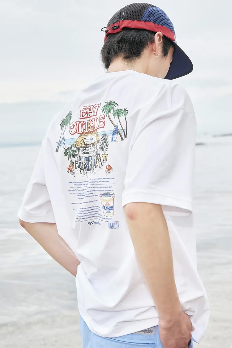 Columbia Nissin Cup Noodles 55th Anniversary Collaboration Part 2 Seafood Noodles Tees Release Info