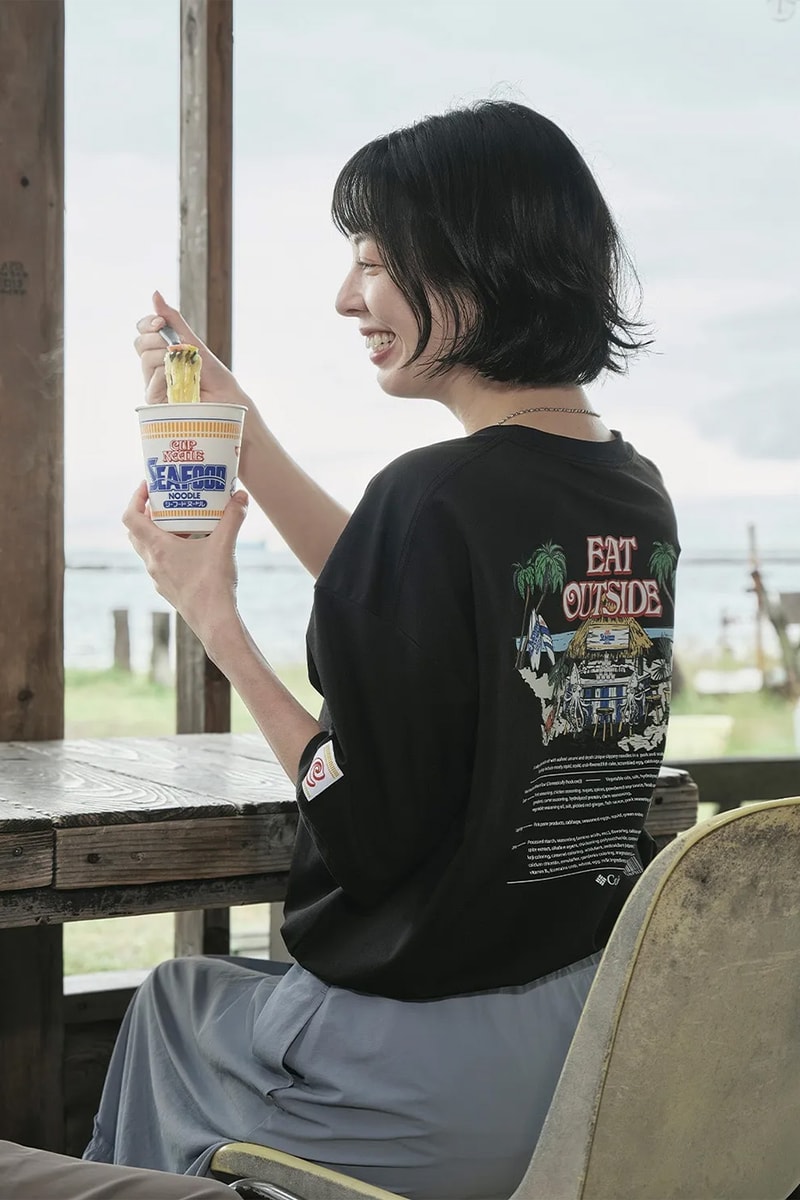 Columbia Nissin Cup Noodles 55th Anniversary Collaboration Part 2 Seafood Noodles Tees Release Info