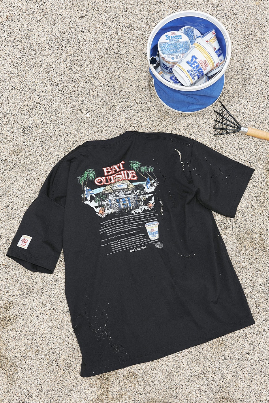Columbia Nissin Cup Noodles 55th Anniversary Collaboration Part 2 Seafood Noodles Tees Release Info