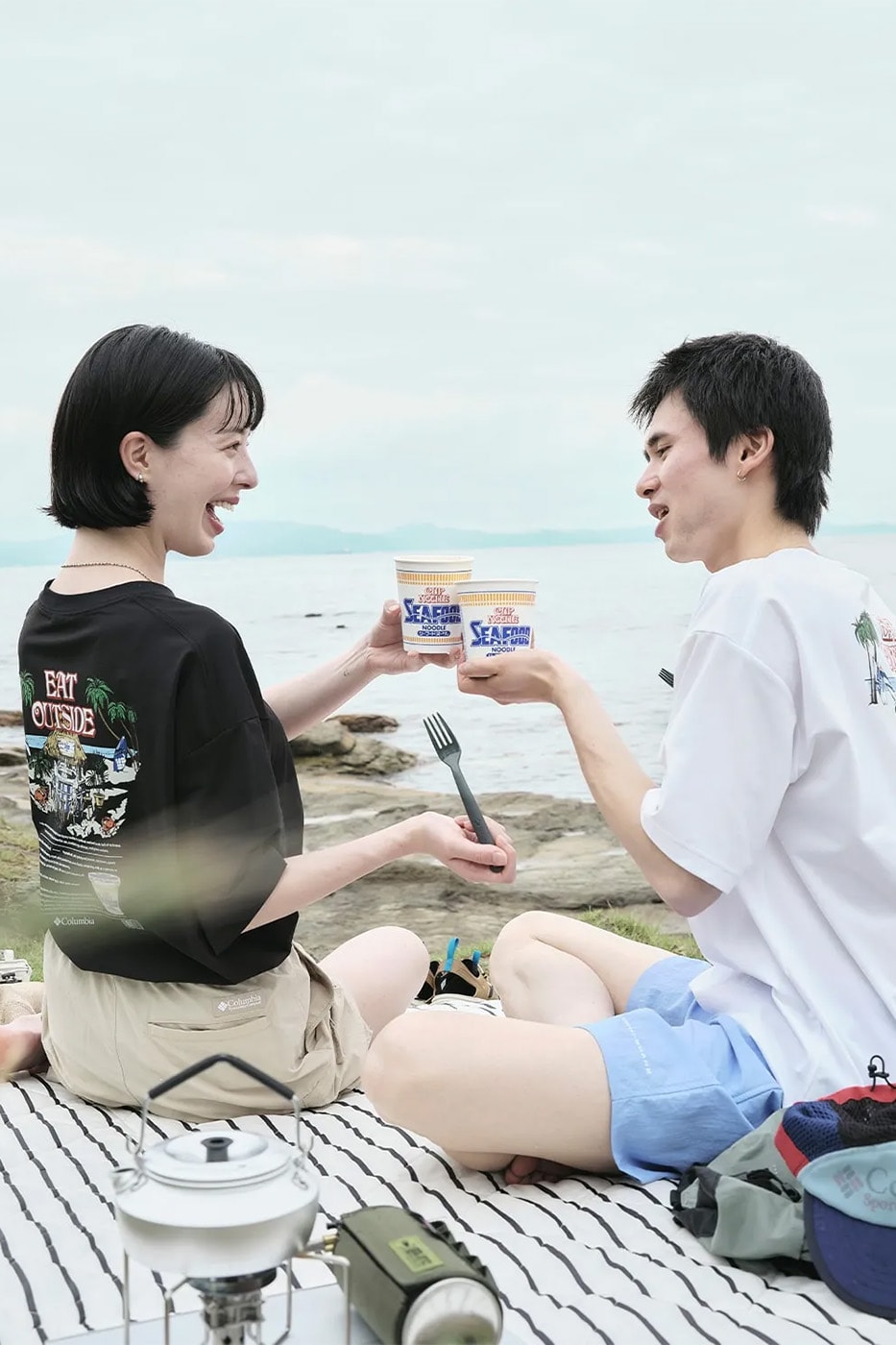 Columbia Nissin Cup Noodles 55th Anniversary Collaboration Part 2 Seafood Noodles Tees Release Info