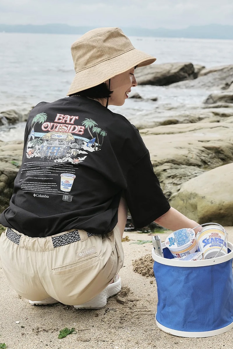 Columbia Nissin Cup Noodles 55th Anniversary Collaboration Part 2 Seafood Noodles Tees Release Info
