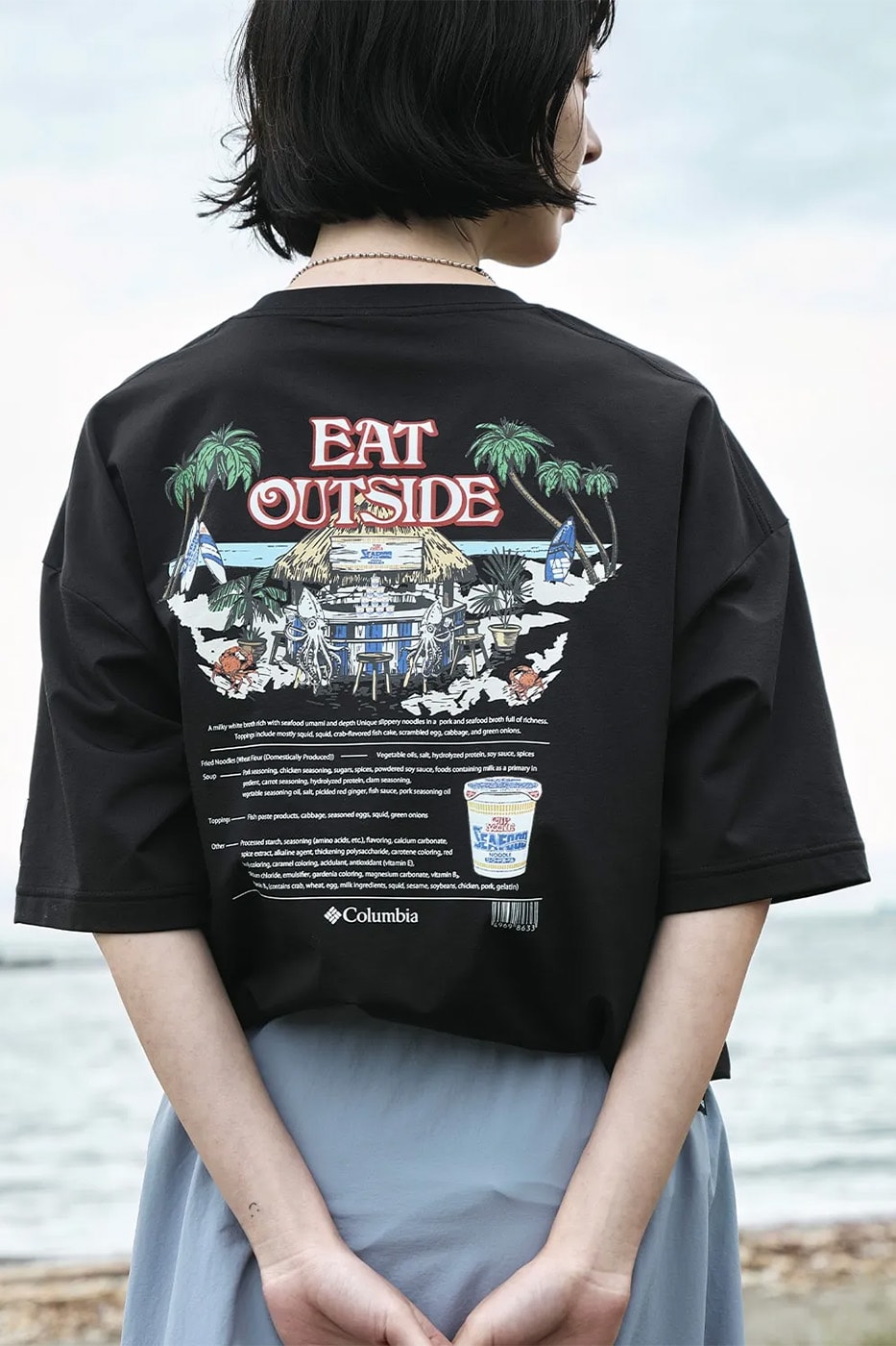 Columbia Nissin Cup Noodles 55th Anniversary Collaboration Part 2 Seafood Noodles Tees Release Info