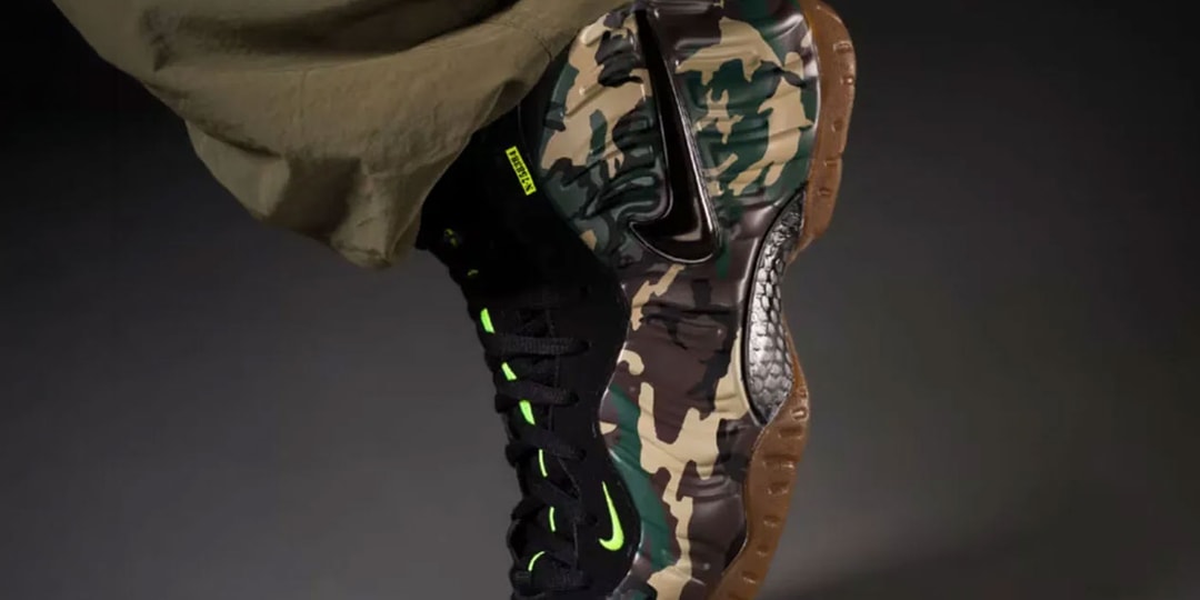 Nike Air Foamposite Pro "Green Camo" Slated for a Summer 2026 Return