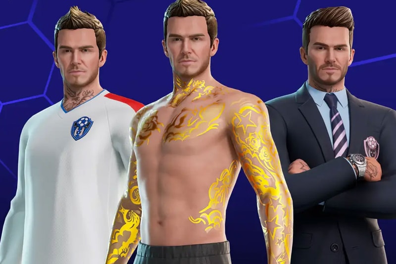 Epic Games 將 David Beckham 加入《Fortnite》Icon Series，推出標誌性造型