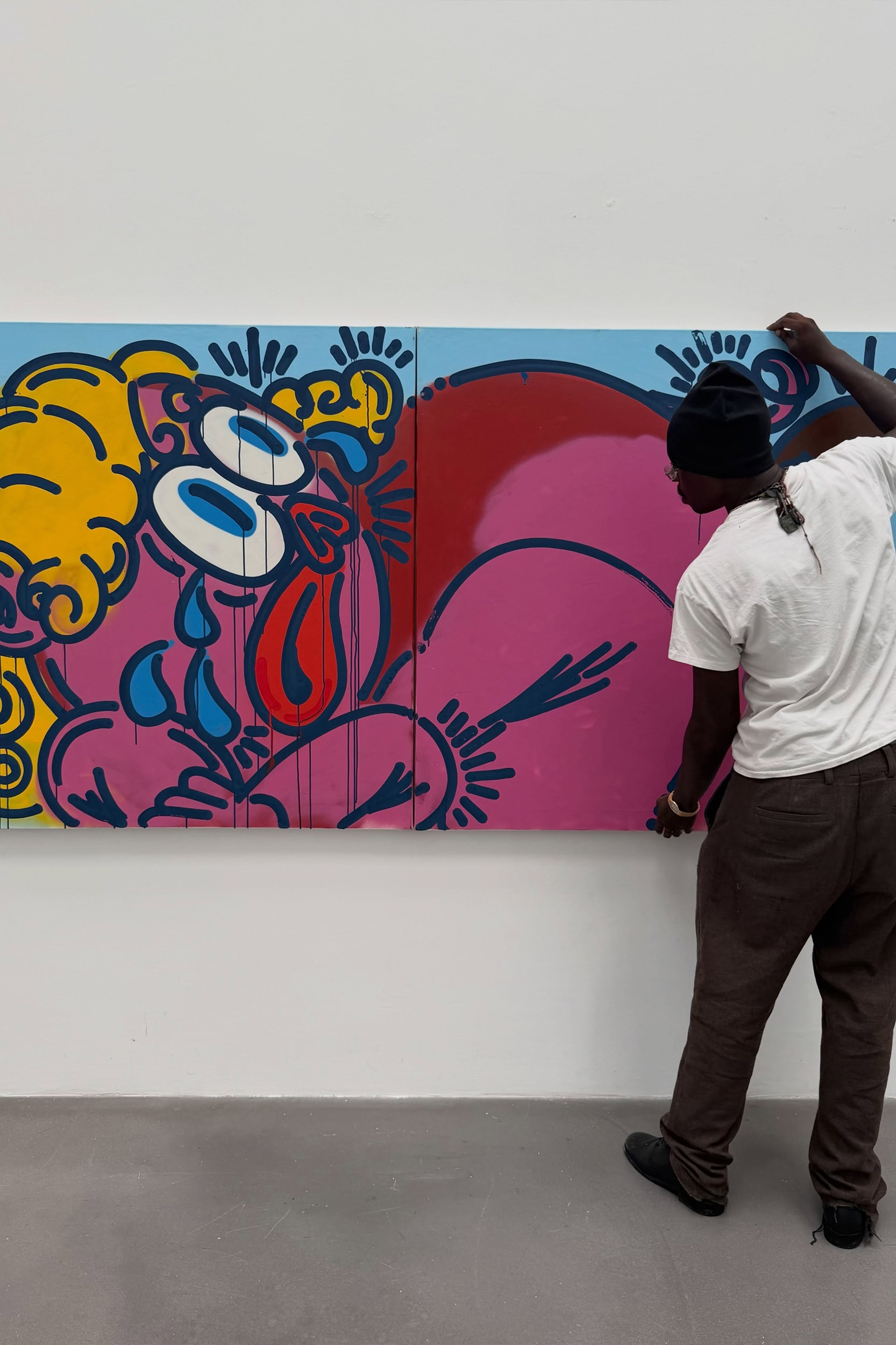 Slawn on W18th Street Saatchi Yates NYC Exhibition Art Artworks World Cup