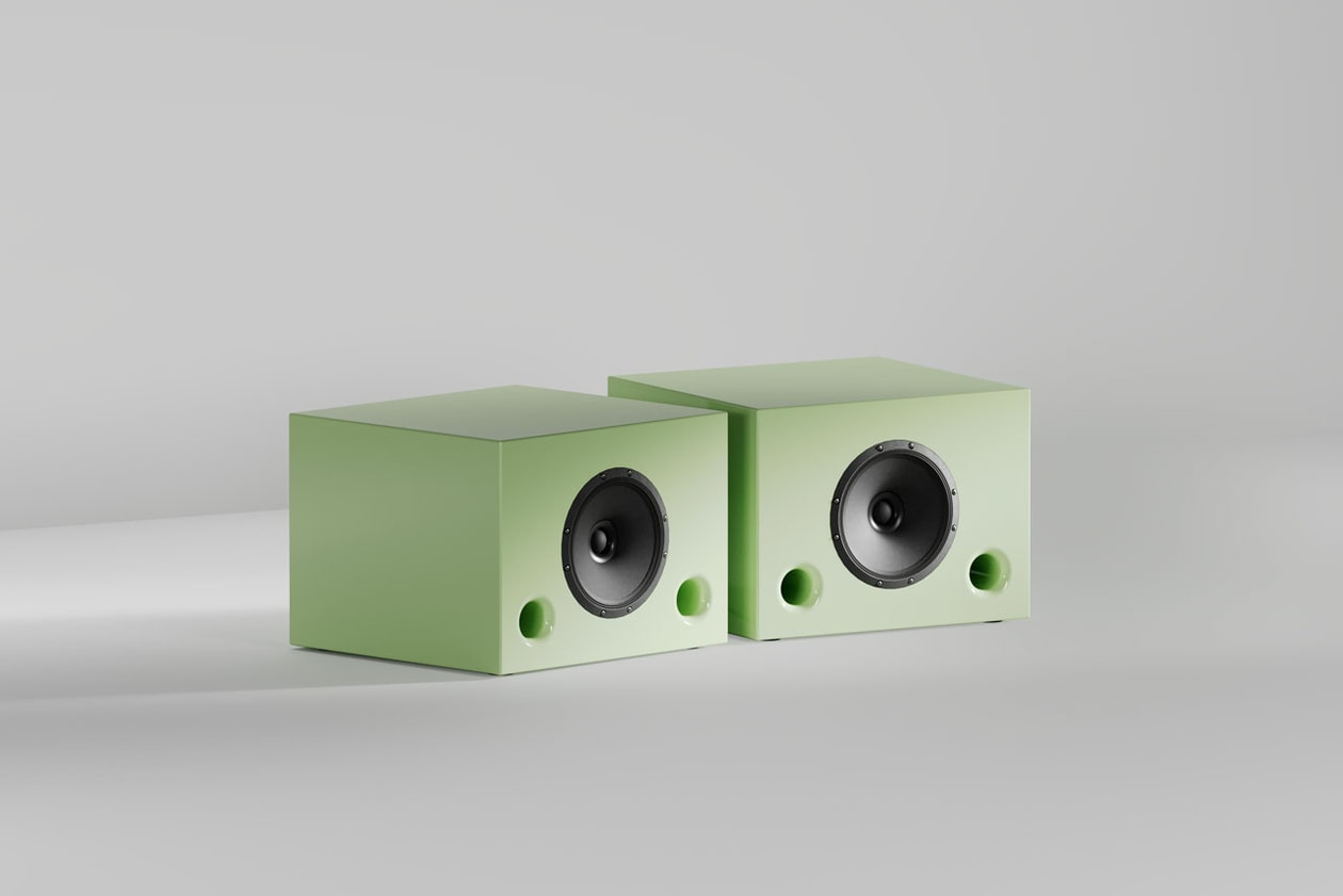 tylko hi-fi collection systems coax speaker subwoofer sound shelving furniture baltic birch plywood spaces paul cournet cloud berlin showroom