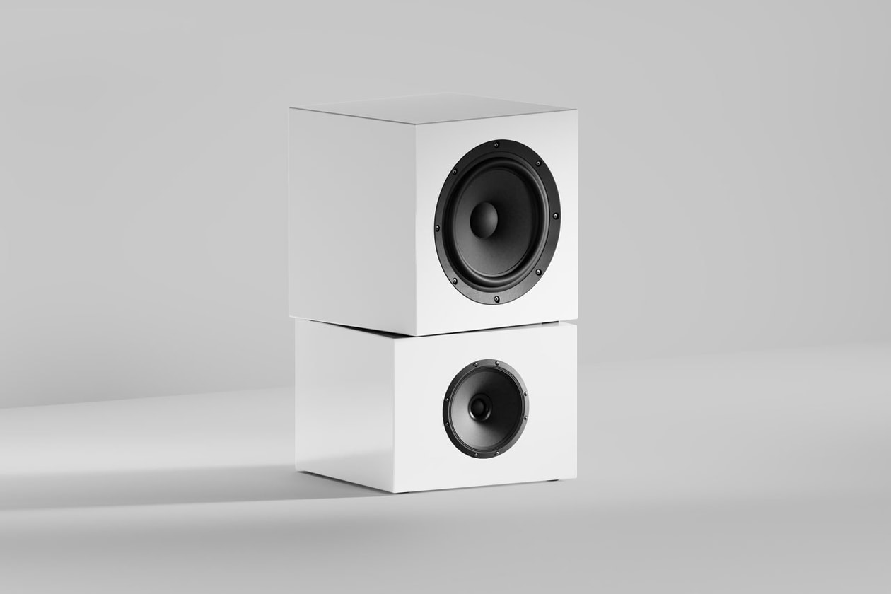 tylko hi-fi collection systems coax speaker subwoofer sound shelving furniture baltic birch plywood spaces paul cournet cloud berlin showroom