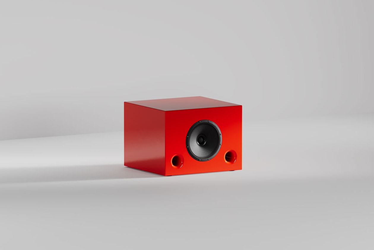 tylko hi-fi collection systems coax speaker subwoofer sound shelving furniture baltic birch plywood spaces paul cournet cloud berlin showroom