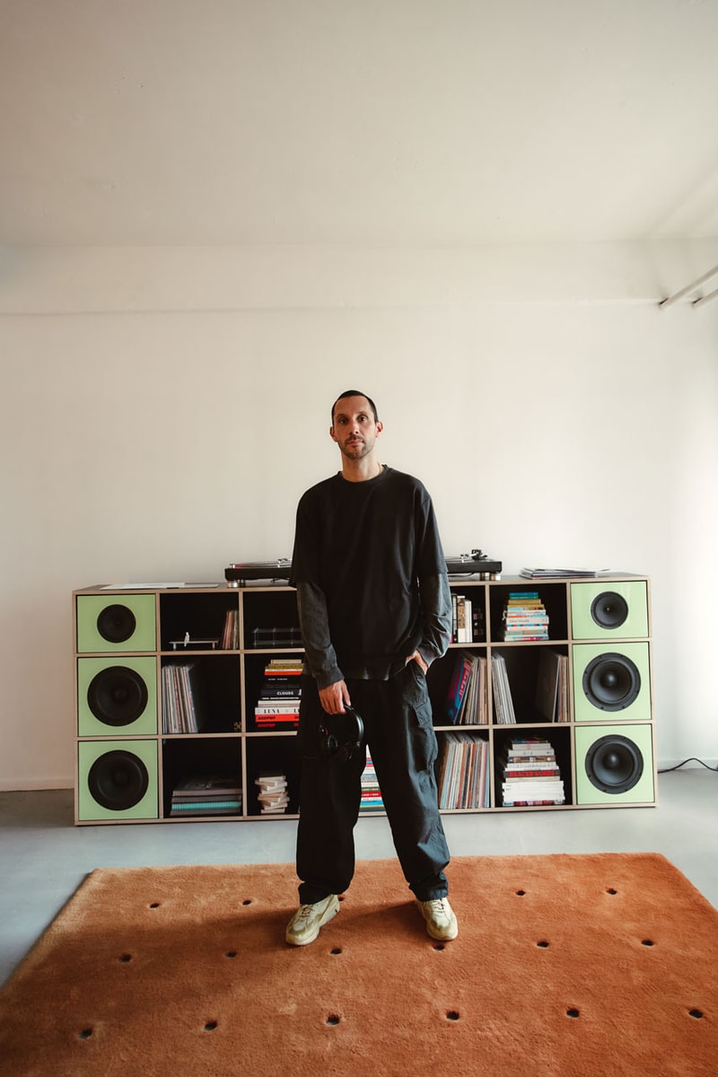 tylko hi-fi collection systems coax speaker subwoofer sound shelving furniture baltic birch plywood spaces paul cournet cloud berlin showroom