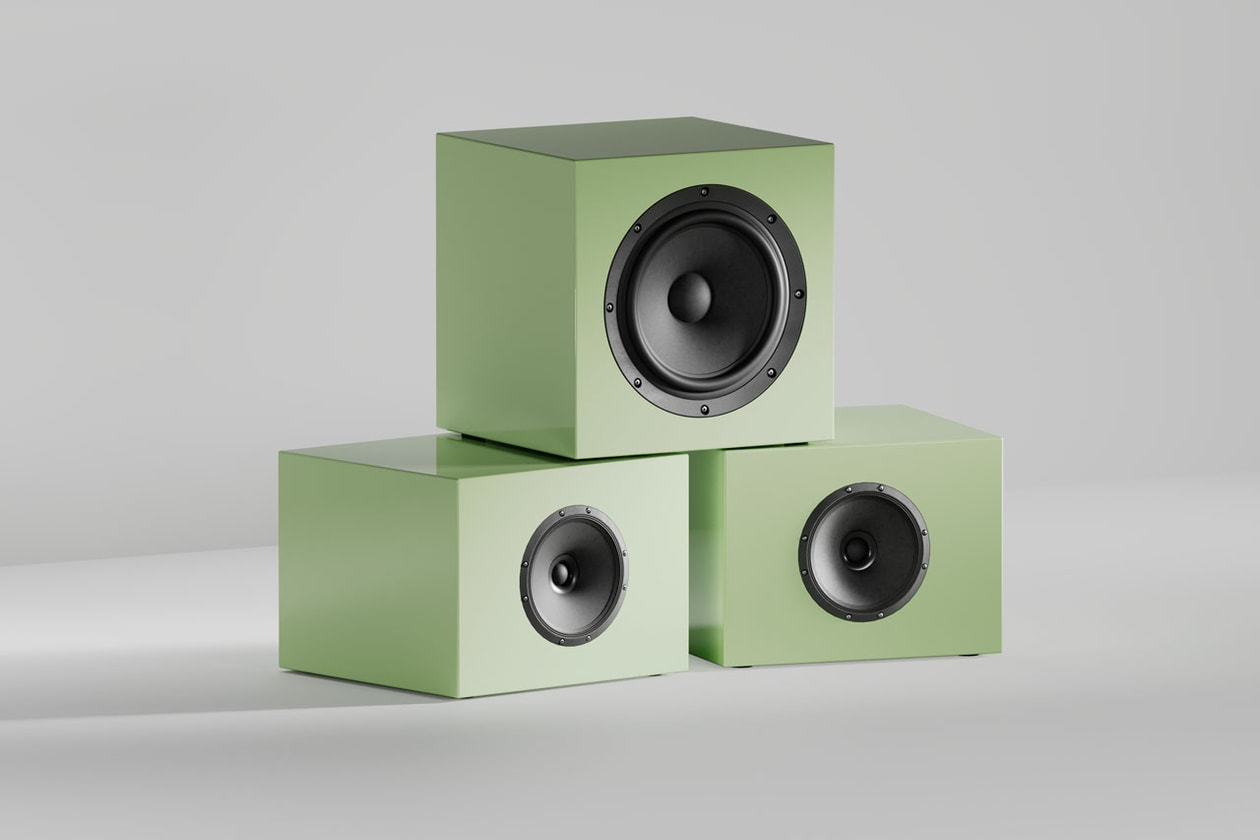 tylko hi-fi collection systems coax speaker subwoofer sound shelving furniture baltic birch plywood spaces paul cournet cloud berlin showroom