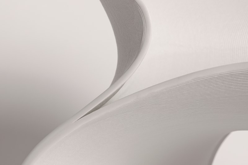 ZHA for Nagami ECHO Chair Collection Release Info White Caramel Transparent White Gradient Black Colorways 3D Printing 