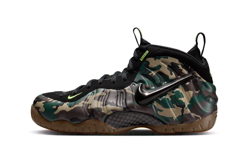 Nike Air Foamposite Pro "Green Camo" Official Look release date IM5204-001 august 2026 release date