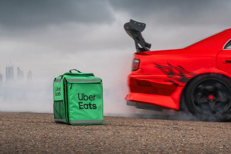 uber eats wagamama drift deliveries london tokyo racing culture toyota  chaser 1998 ollie evans food delivery service katsu curry cars gyoza 